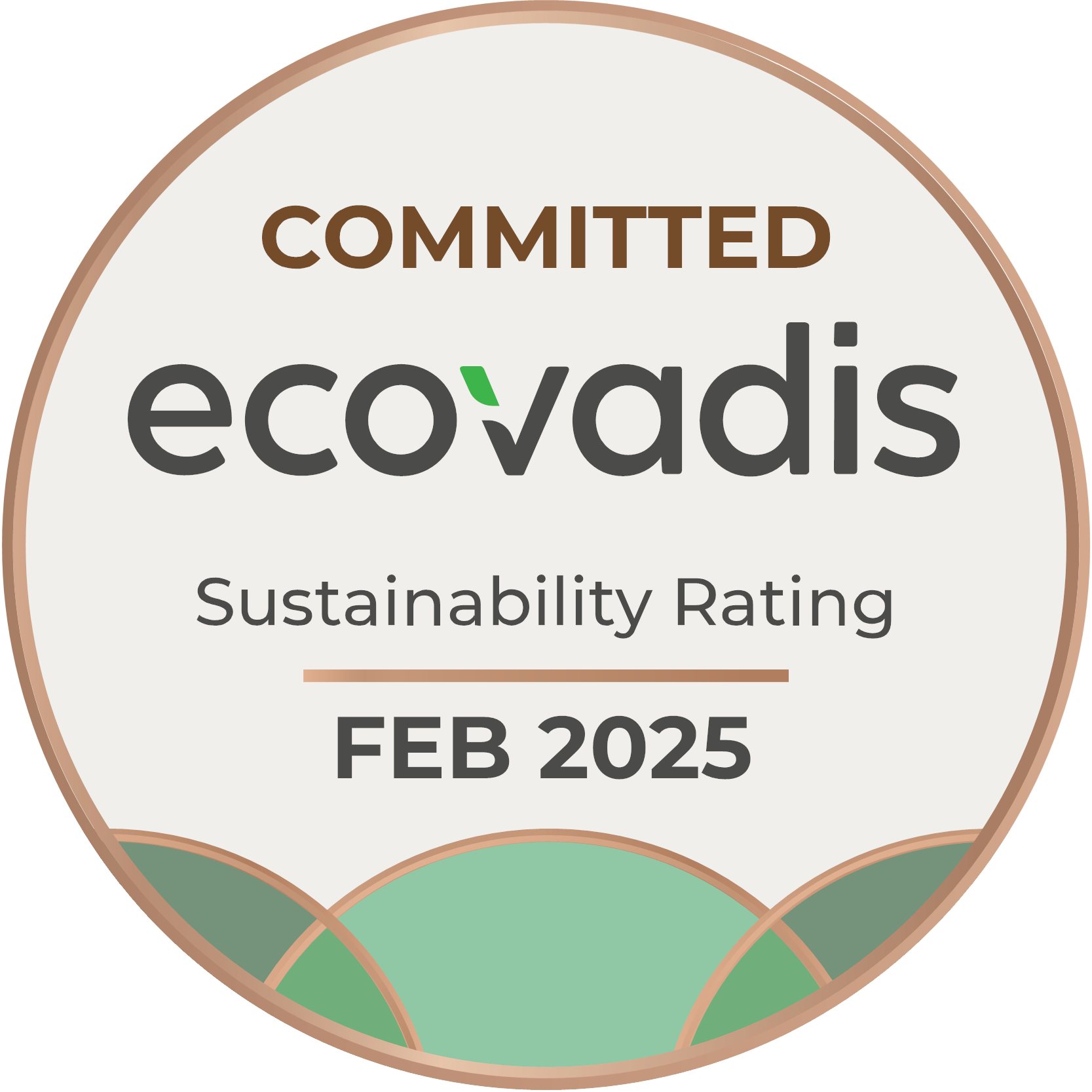 Ecovadis
              Sustainability Rating 1